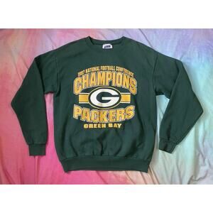 Vintage 1997 Green Bay Packers Super Bowl XXXI Champion Crewneck Sweatshirt Sz M